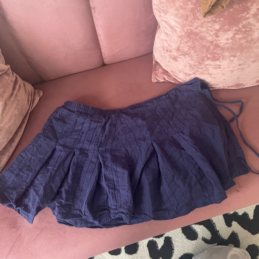 Blue skirt